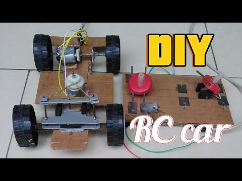 how to make a RC car/fabriquer une voiture télécommandée