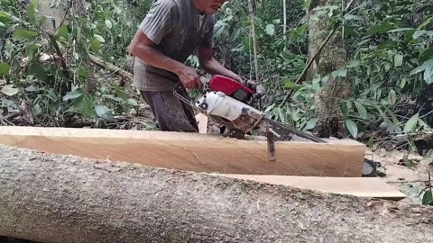 Step-by-Step Process: Creating 3x25 Boards & 5x10 Beams from White Teak Wood