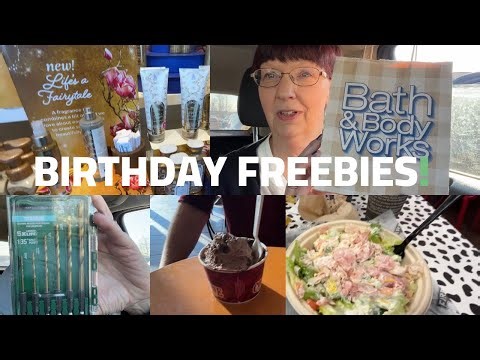 Birthday Vlog 🎂 Freebies, Fun & Food