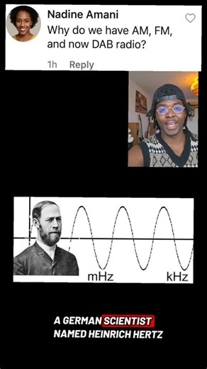 The Full video is on my YT from today Link in my Bio Why do we have AM, FM, and now DAB radio? Most of us use radio every day, but we rarely think about how it all began. #radio #evolution #am #fm #dab #education #science | Davincii TV | Facebook