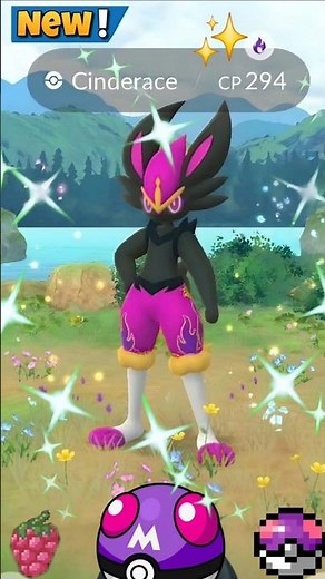 First Ever✨️Shiny Cinderace Evolution in Pokemon Go