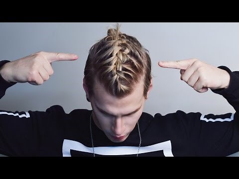 BRAIDED MAN BUN! | bradmondo