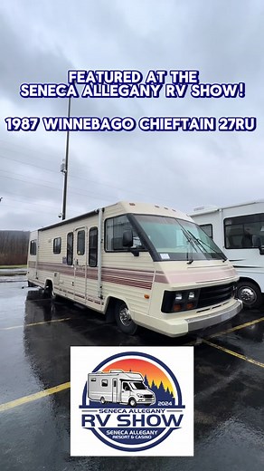 Don’t let the age of this motorhome fool you! It’s in excellent shape and has only 45,929 miles! #rv #rvlife #rvsale #prelovedrv #preowned #rvlifestyle #rvadventures #camper #adventur #rvadventure #campadventure #adventurerv #adventures #family #familytime #rvforsale #winnebago #chieftain #vintage