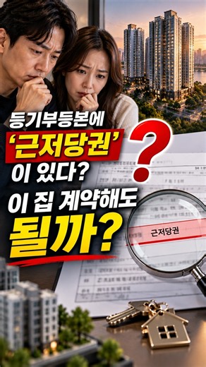 등기부등본에 ‘근저당권’이 있다? 이 집 계약해도 될까? #내집마련 #부동산 #부동장 #근저당권 #등기부등본