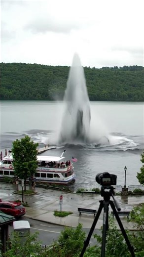Massive Underwater Explosion in a Lake #Lake