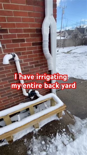 Incredible rainwater irrigation system