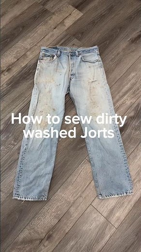How to Sew Jorts! #fashion #sewingtips
