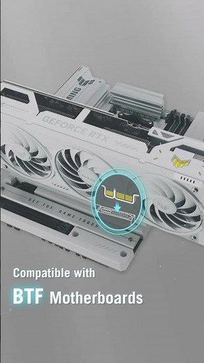 #TUF Gaming GeForce RTX™ 5070 Ti BTF White Edition