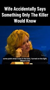 Wife Slips Up During Police Interview — Reveals Detail Only the K*ller Could Have Known Watch full video in the first comment! | Cops Audit