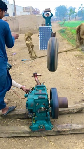 Big tyre 😱 diesel engine big starting