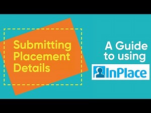 How to Submit Placement Details via InPlace