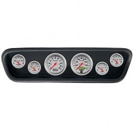 GAUGE KIT, 6 PC, (3 3/8" X2, 2 1/16" X4), FORD MUSTANG 64-65, ULTRA-LITE