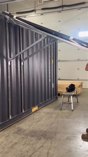 Affordable Shipping Container Homes on Instagram: "Here’s a simple way to install Solar Panels on a Shipping Container. This side-wall kit holds 600W bifacial panels and is easy enough for one person to set up! Comment "Interested" If ready to order our Solar Panel Mounting Kit For Shipping Containers💯 #shippingcontainer #containerbuild #solarpower #solarpanels #offgridliving #microgrid"