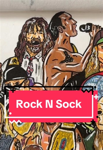 Replying to @Thomas appreciate the support guys 🙏🏻#therock #dwaynejohnson #mickfoley #mankind #wwf #wrestling #drawings