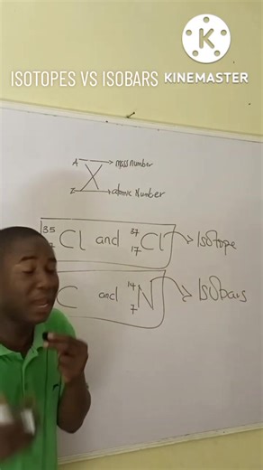 Chemistry Lesson on ISOTOPES VS ISOBARS#chemistry #atom #molecules #madeeasy #science #massnumbers #atomicnumber