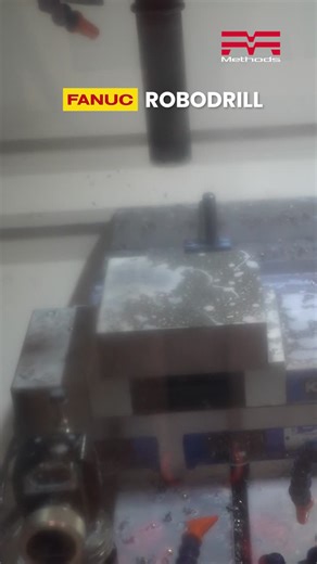 Ø40mm drilling of 4041 with the FANUC RoboDrill | Methods Machine Tools, Inc.