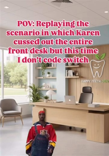Sometimes the manager dreams of not code-switching and going full dental front desk feral. 🤫#dentalvideos #crownpreps #dentalclinicvideos #dentalmemes #dentalhumor