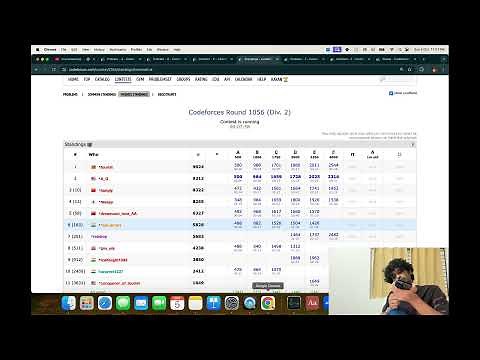 Codeforces Round 1056 (Div. 2) | Teja - Smart | Screen Cast