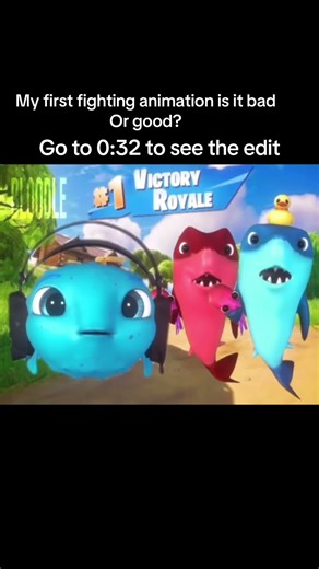 ‪@dookeyMCU‬ ‪@SharkeyAndLarkey‬ ‪@DoodleAndArkey‬ my first fighting animation is it good?‪@LookeyMCU‬