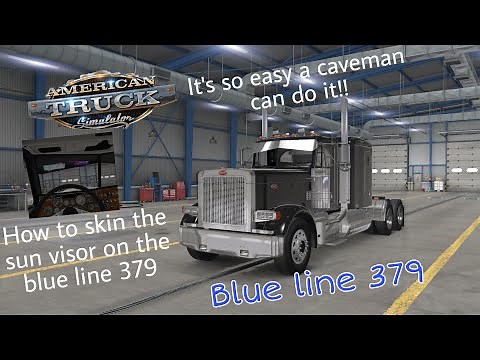 Tutorial on how to skin visors on the Blueline 379. ATS