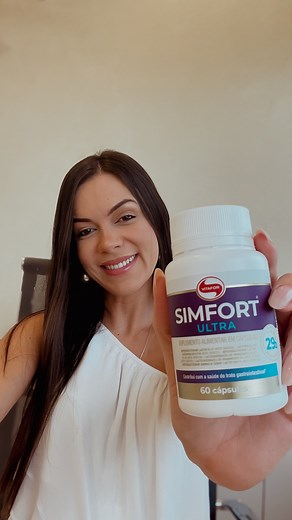 Tem novidade na área! 📢 @natalirodriguesnutri apresenta para vocês o SIMFORT®️ ULTRA, o novo probiótico da Vitafor! Aperta o play para conferir tudo sobre ele. ▶️ | Vitafor Nutrientes