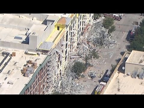 Scaffolding collapse in Houston