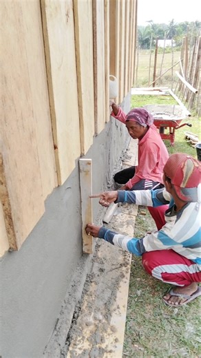 the senior said, why is the plaster wavy..!!