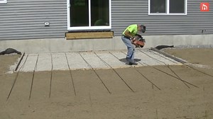 How to stamp a concrete patio slab - step by step guide