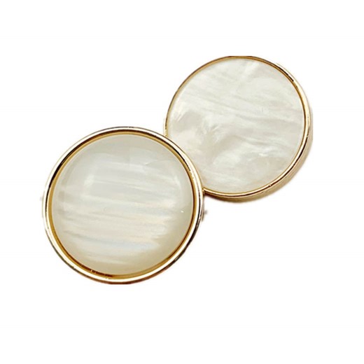 Metal Pearl Buttons-6pcs Gold White Black Flat Curved for Blazer/coat/sweater/cardigan - Etsy