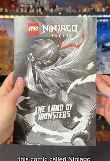 Did you know YOU helped create this Ninjago comic? 🤔 Ninjago Legends: The Land of Monsters was inspired by fan builds and drawings of original creatures and allies submitted by the Ninjago community in August 2025 and turned into an official story. The black-and-white art with bold color highlights looks incredible, and the back of the book even includes a Fan Gallery and Art Drop section showcasing the community builds and artwork. I love how involved the Ninjago and LEGO team can get with its