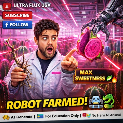 Why they use "pink UV lasers" to ripen 1,000,000 dragon fruit at once 🐲🤫🌵 ​ Inside the 2026 Smart-Farm: The High-Tech Dragon Fruit Harvest & Processing Line 🏭✨ ​ From desert cactus to supermarket shelf! Watch the robotic dragon fruit revolution 🚀🧤 ​ ​welcome to ultra flux usa ⚙️ see how fascinating products are made, from massive factories to high-tech production lines 🌍 ​How do you harvest a fruit covered in thorns without a single human hand touching it? 🐲🌵 today, ryan007 is taking yo