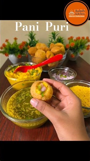 Pani Puri | India's Favorite Pani Puri #FoodShorts #viral #shorts #streetstyle #recipe #PaniPuri