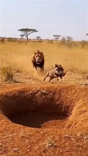 Lion vs Python: Boar RAMS Lion from Behind! 🦁🐍🐗