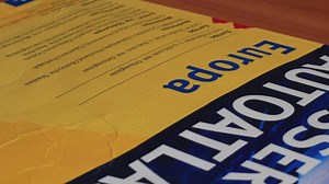 Travel planing on a map - Free Stock Video