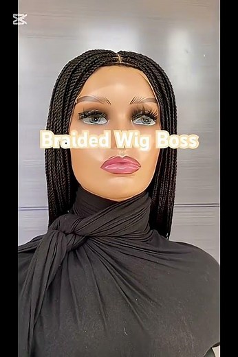 How would you style your box braid wig?💁🏽‍♀️✨Chic Double Bun or Flowing Braids? 👑 #BraidedWigBoss