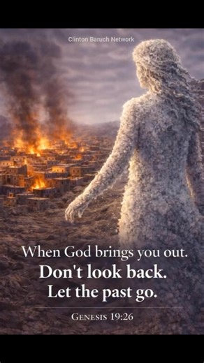 In 2026, LET THE PAST GO! The story of Lot’s wife is a powerful reminder that God’s instructions are always rooted in love and protection. When God told Lot and his family to flee Sodom and not look back, it wasn’t because He was trying to deprive them of anything. He was trying to save their lives. Behind them was danger they could not fully see. Ahead of them was a future God had already prepared. In Genesis 19:26, the Bible says, “But his wife looked back behind him, and she became a pillar o
