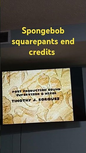 Spongebob squarepants end credits