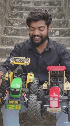 Mini Remote Control Tractor modify 🔥🔥🚜#automobile #experiements #shorts #shortvideo #youtubeshorts