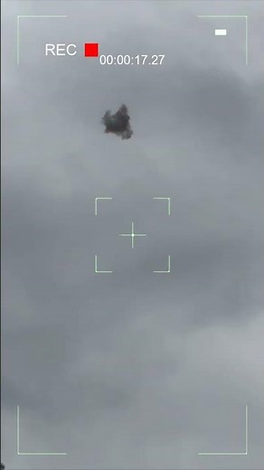 Russia's new Yolka drone interceptor in action.