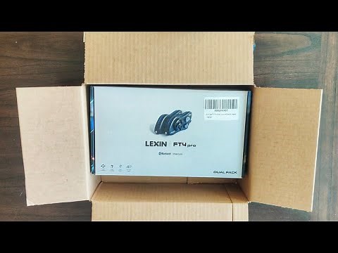 Lexin FT4-Pro Bluetooth Intercom Unboxing and Install on HJC I10 Helmet