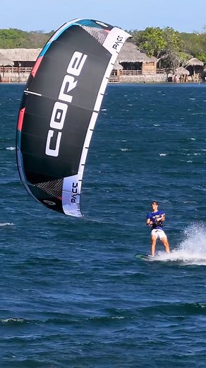 @gabrielmbenetton keeping it loose—strapless freestyle on the new Pace in Preá, Brazil 🎥 @supernothing_ofc #ridecore #corekites #kitesurf #kitesurfing #kiteboarding #gokiting #strapless #brazil #brasil | CORE Watersports