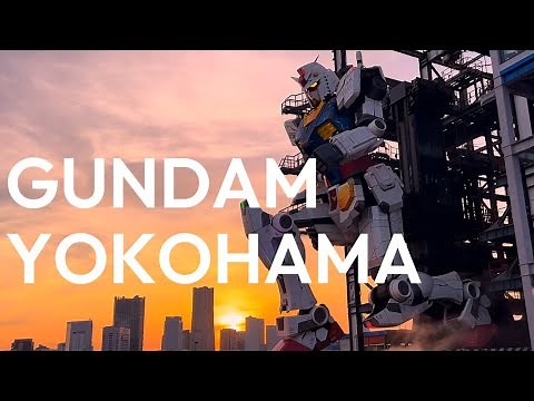 [8K in Japan] 18m Giant Gundam RX-78F00 In Yokohama Japan ガンダムファクトリ横浜