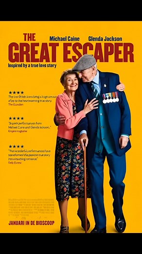 451K views · 1.8K reactions | THE GREAT ESCAPER starring Michael Caine and Glenda Jackson, based on WWII veteran Bernard Jordan’s story, will be on PBS channels and app at 9pm. Since Jackson passed away months after filming and Caine retired, the film includes their final performances. #TheGreatEscaper | Movie Magic With Brian - Backup Page | Facebook