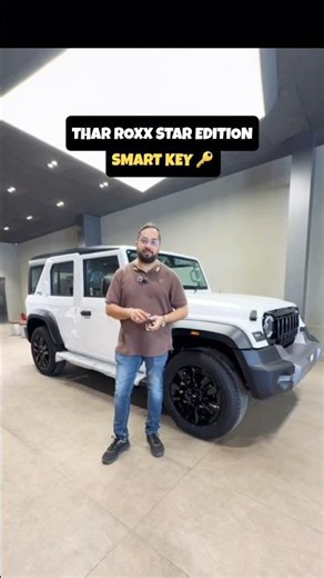 Mahindra Thar Roxx Star Edition Key Review 🔑 Hidden Smart Features you Must Know! #shorts