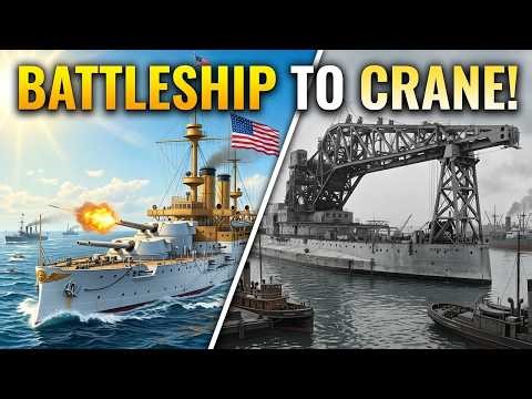 USS Kearsarge: The Battleship That Became a Giant Crane