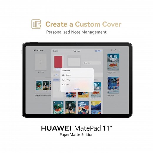 41 reactions | Stay organized in a way that's uniquely you! Enjoy the convenience of digital note-taking with a paper-like touch on the HUAWEI MatePad 11 #PaperMatteEdition. Plus, get to customize your notebook covers to reflect your personality. Learn more: brnw.ch/21wCTUJ #PaperlessExperience #HUAWEIMatePad11 | Huawei Mobile | Facebook