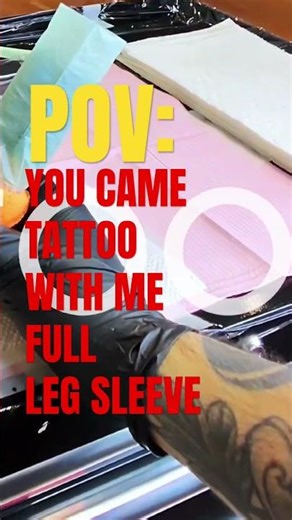 TIMELAPSE LEG-SLEEVE FREEHAND! #tattoo #tattooartist #tatuagem #fyp #ttt #nexttattoo #tattooideas