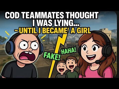 COD Teammates Thought I Was Lying… Until I Became a Girl 🎮😂