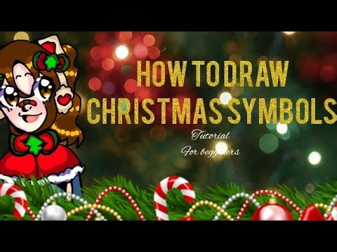 How to draw Christmas symbols🤔🎄? | Tutorial for begginers | (I'm back)