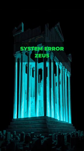 SYSTEM ERROR ZEUS | The Olympian Mainframe #shorts #cybermythology